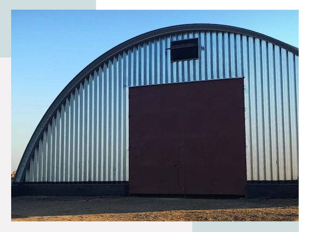 Бескаркасные ангары в Урае