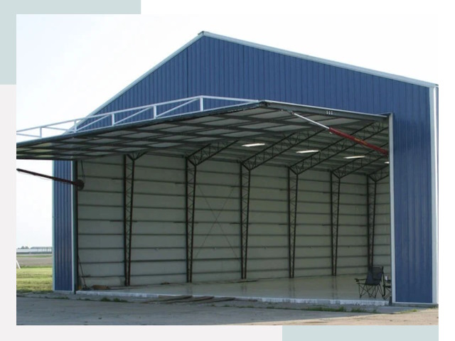 Прямо стенные ангары в Урае