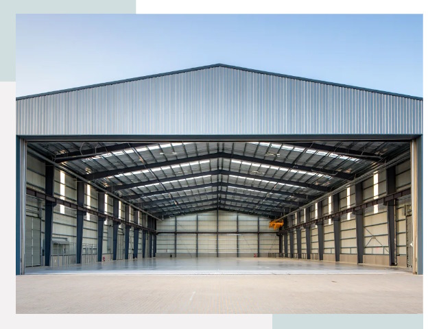 Большие ангары в Урае