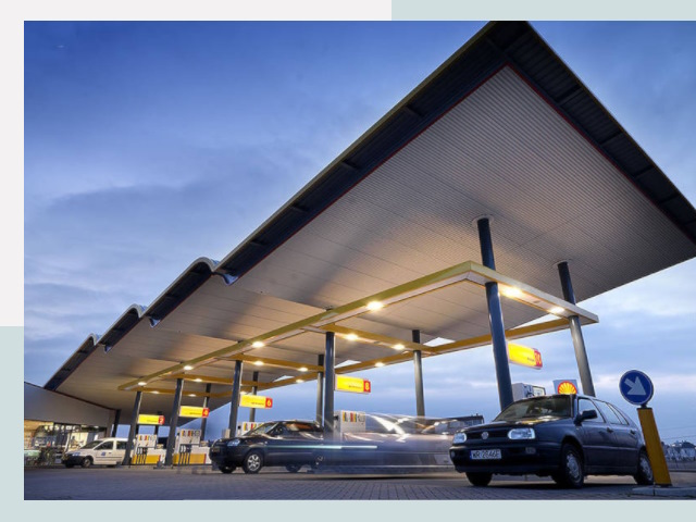 Навесы для АЗС в Урай от 625 руб. - Защита и комфорт