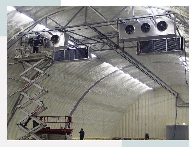 Оснащение ангаров в Урае